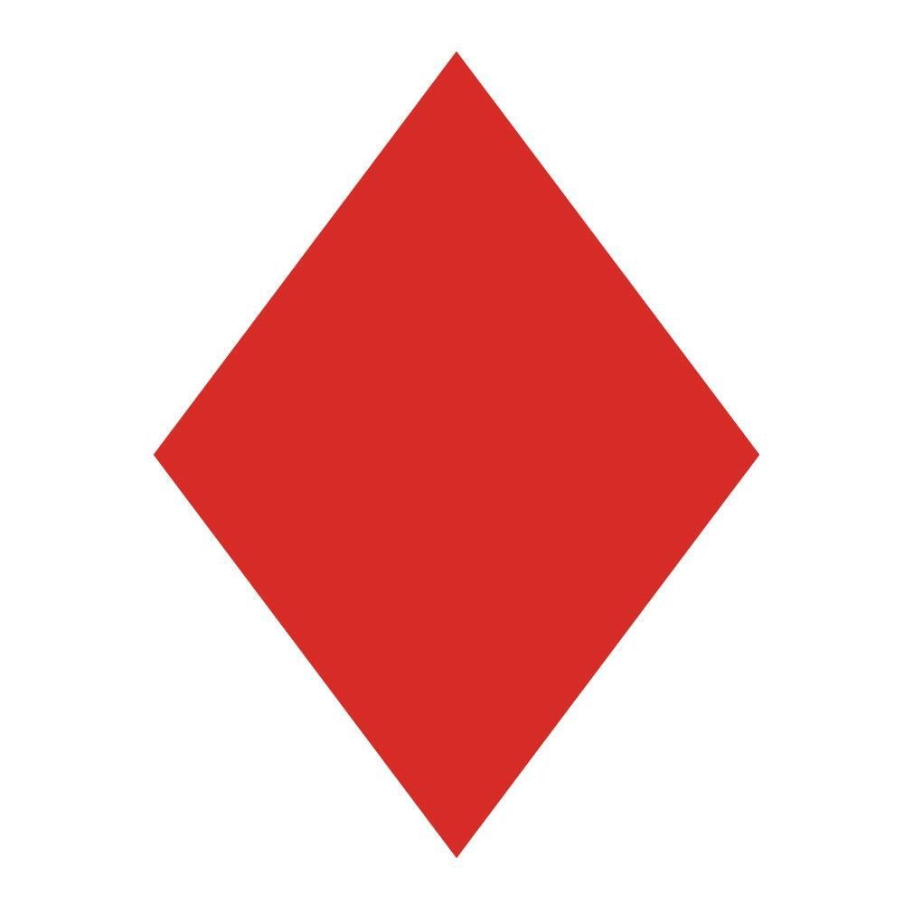 Segelmarkierung 'Roter Rhombus' (Laser/ILCA)